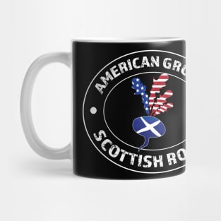 American grown with scottish roots shirt scottish pride Mug